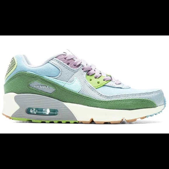 Nike Air Max 90 SE "Next Nature" Blue Wolf Grey DQ4016-400 Women's Sizes - Picture 9 of 10